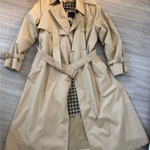Classic Beige Belted Trench Coat